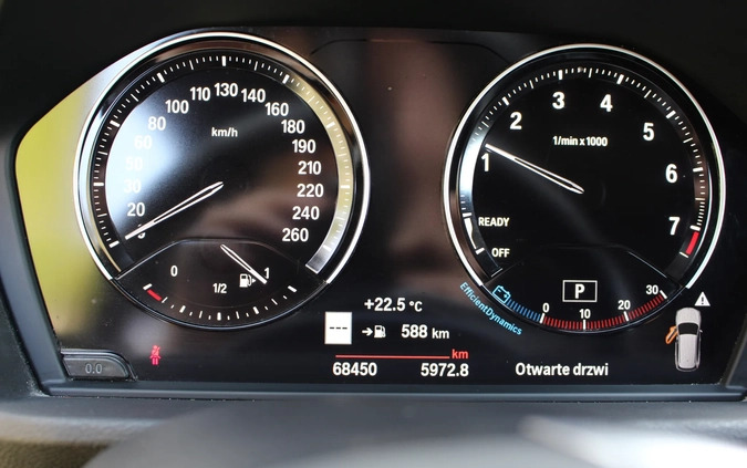 BMW X1 cena 99900 przebieg: 69000, rok produkcji 2019 z Piaski małe 596